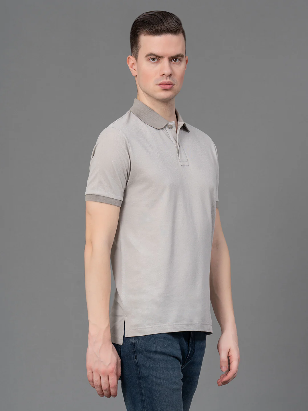 Melange Polo T-Shirt for Men - Image 2