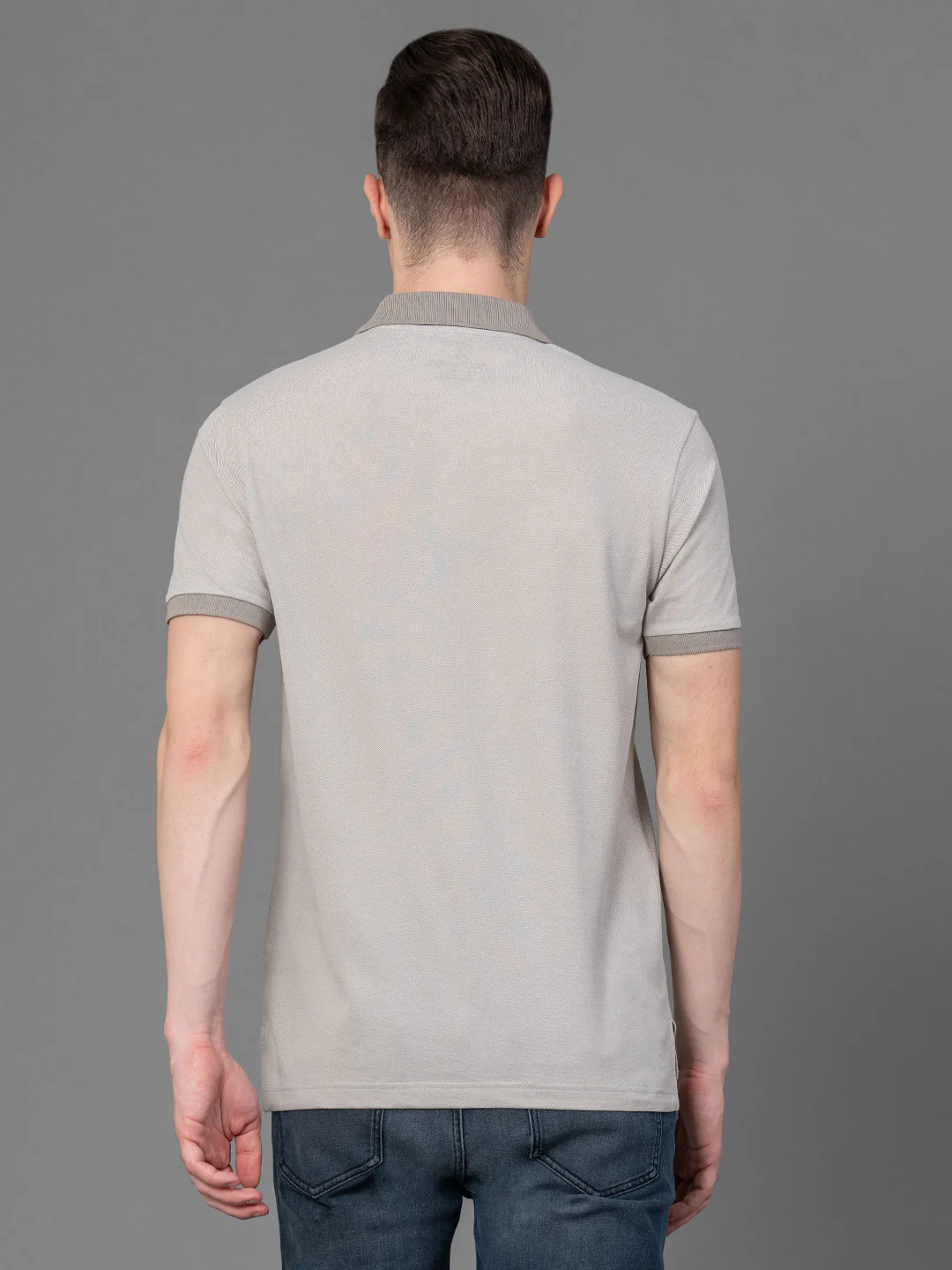 Melange Polo T-Shirt for Men - Image 3