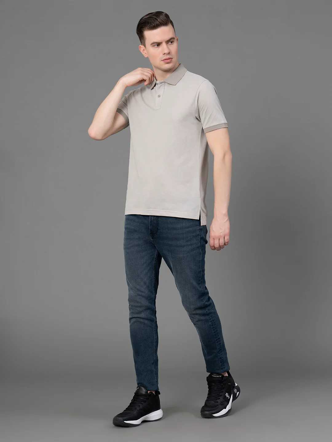 Melange Polo T-Shirt for Men - Image 5