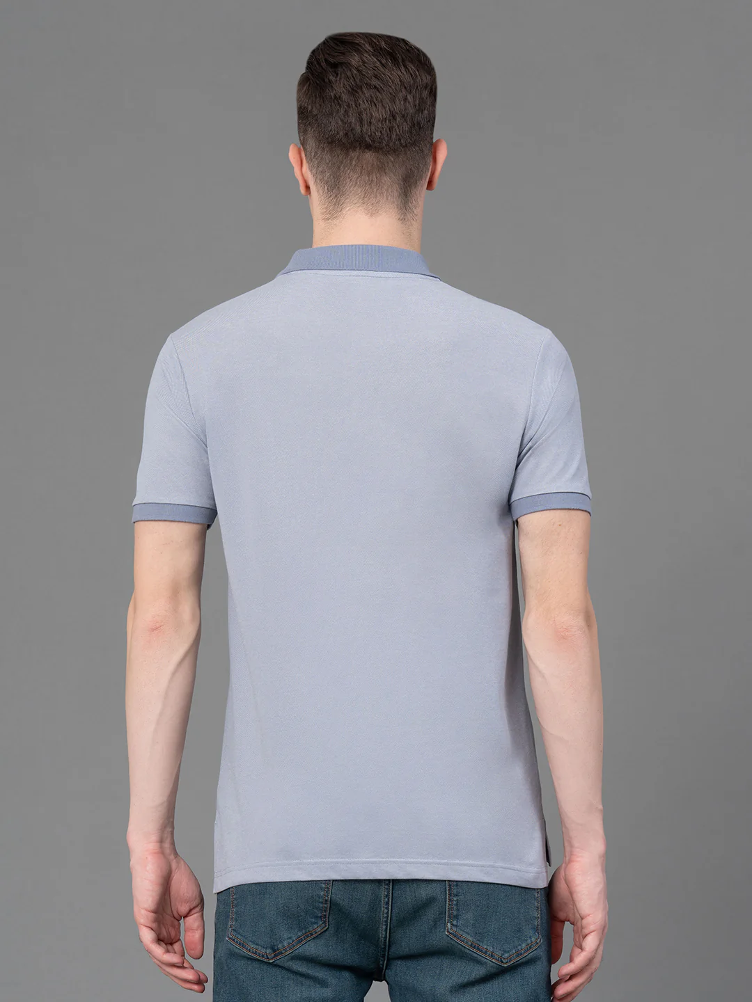 Melange Polo T-Shirt for Men - Image 3