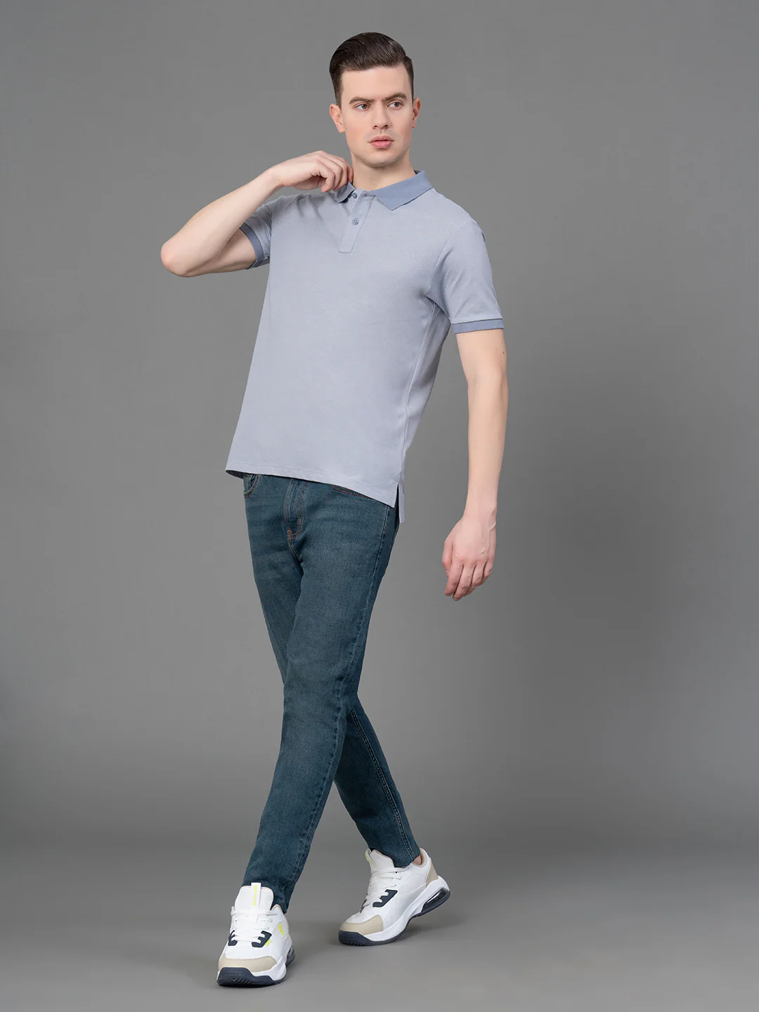Melange Polo T-Shirt for Men - Image 5
