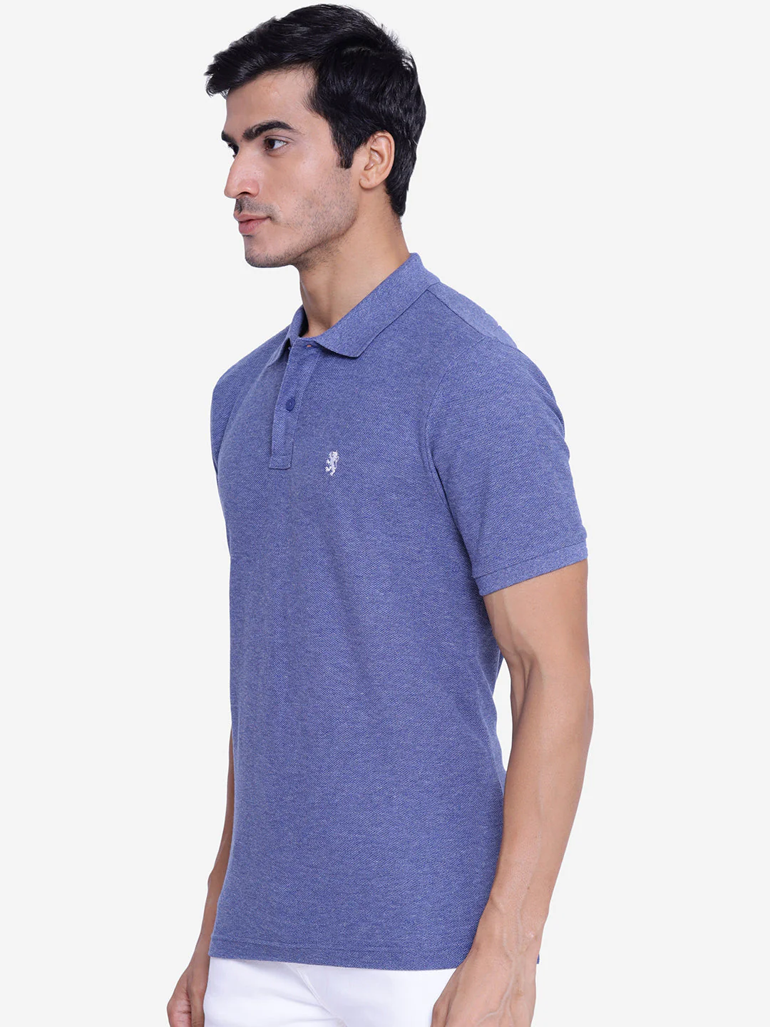 Melange Polo T-Shirt for Men - Image 2