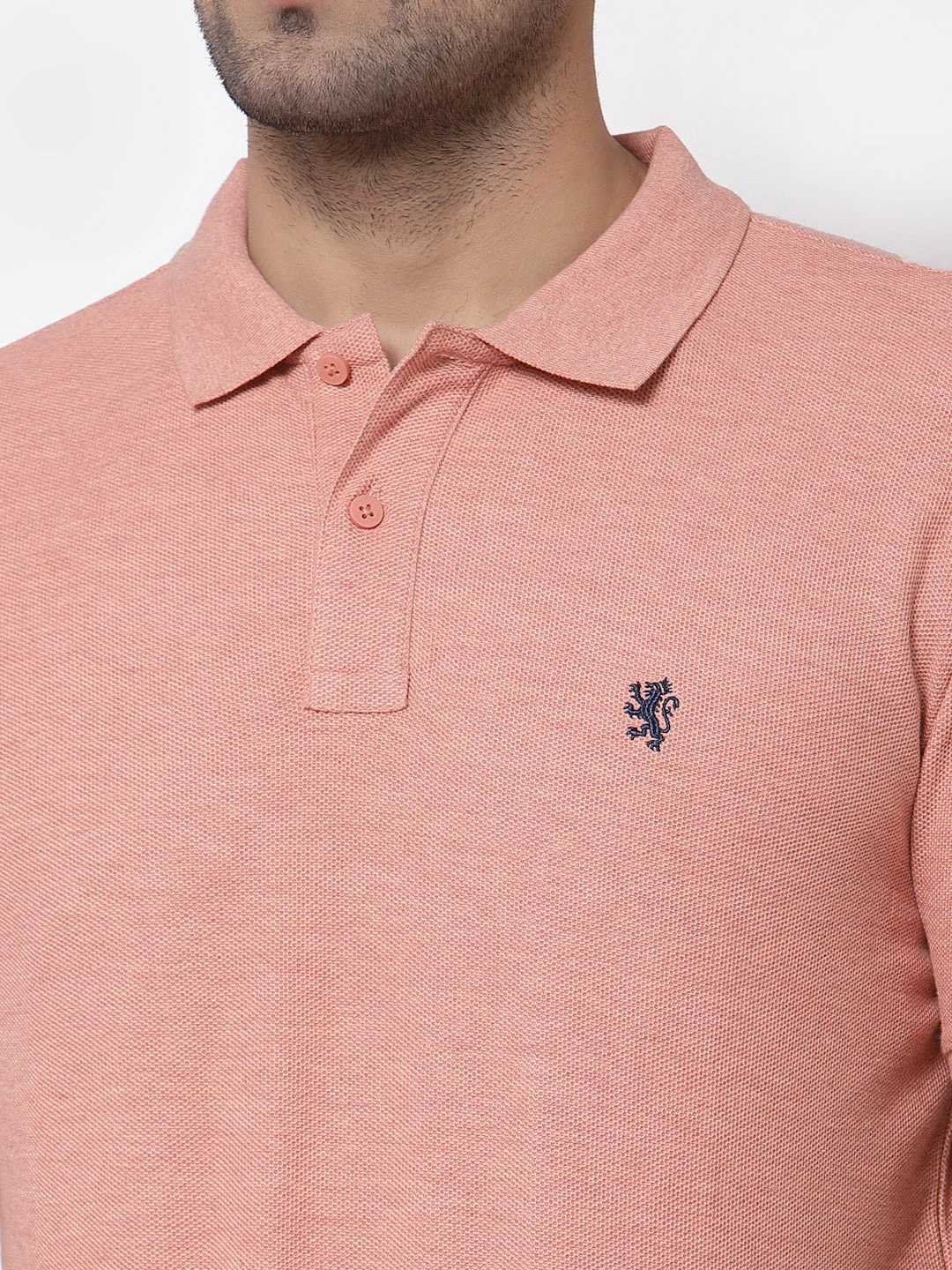 Melange Polo T-Shirt for Men - Image 4