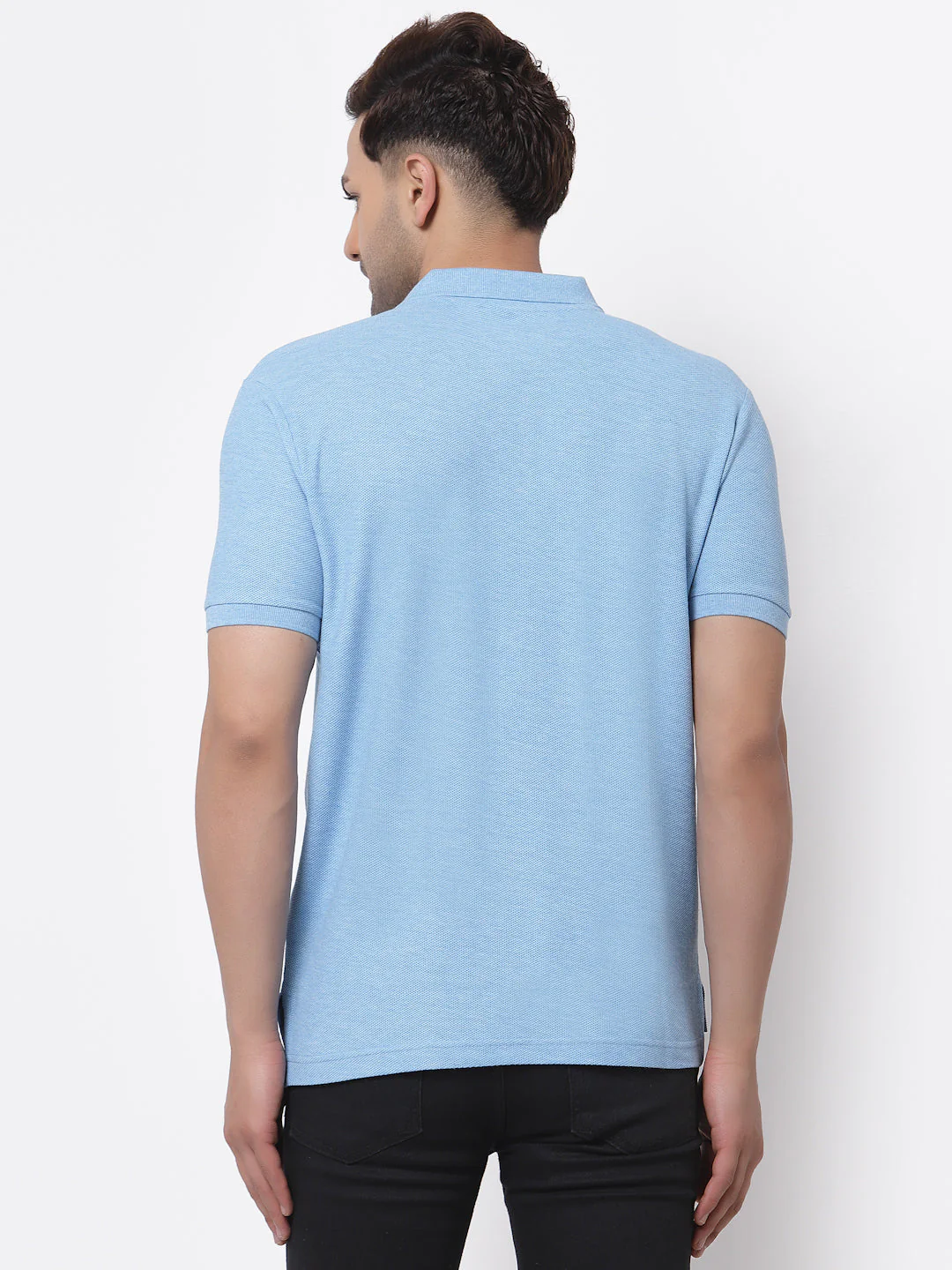 Melange Polo T-Shirt for Men - Image 3