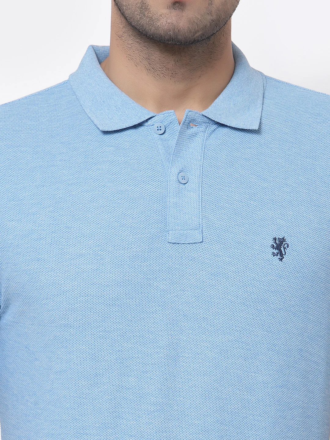 Melange Polo T-Shirt for Men - Image 4