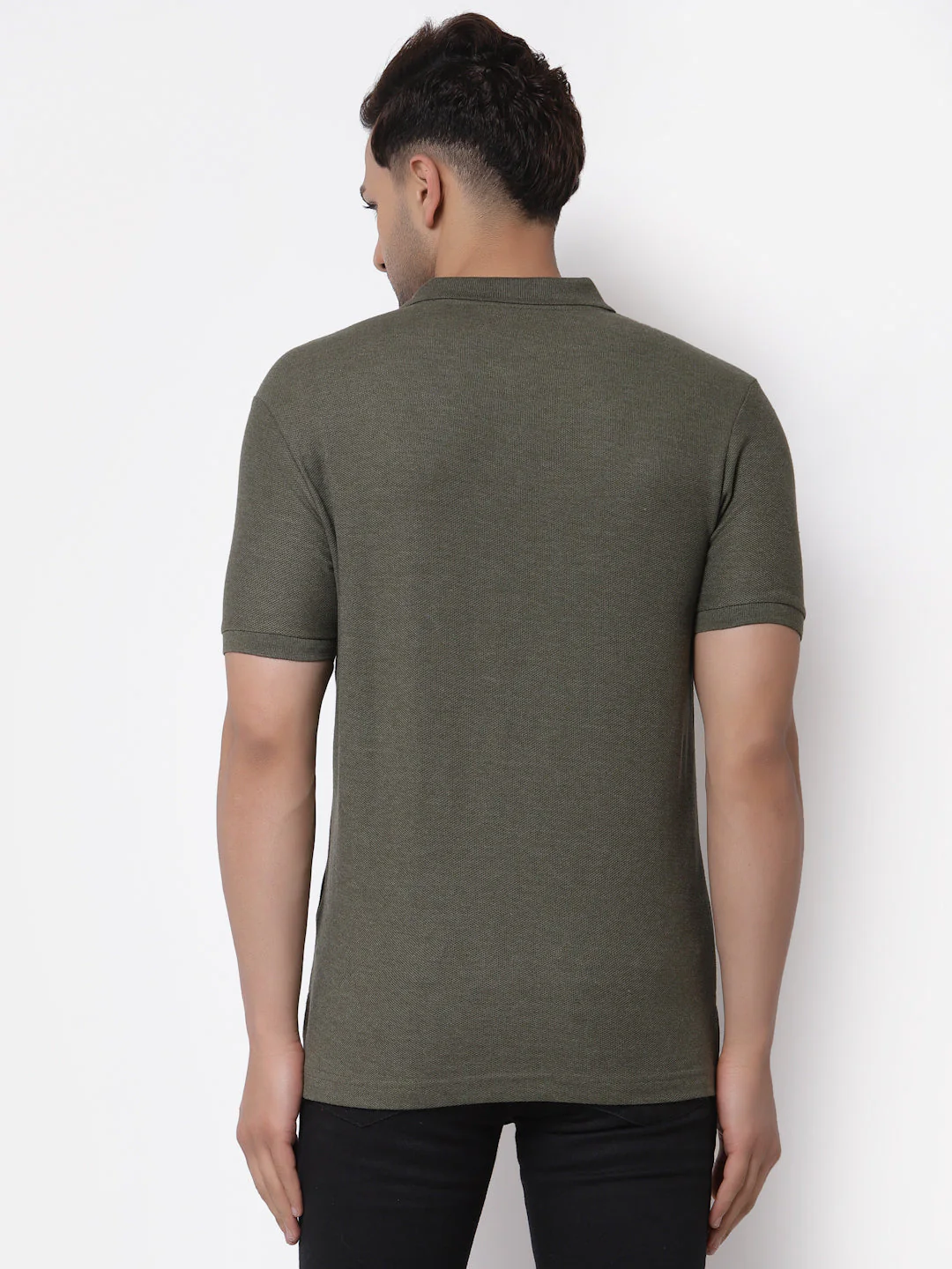 Melange Polo T-Shirt for Men - Image 3