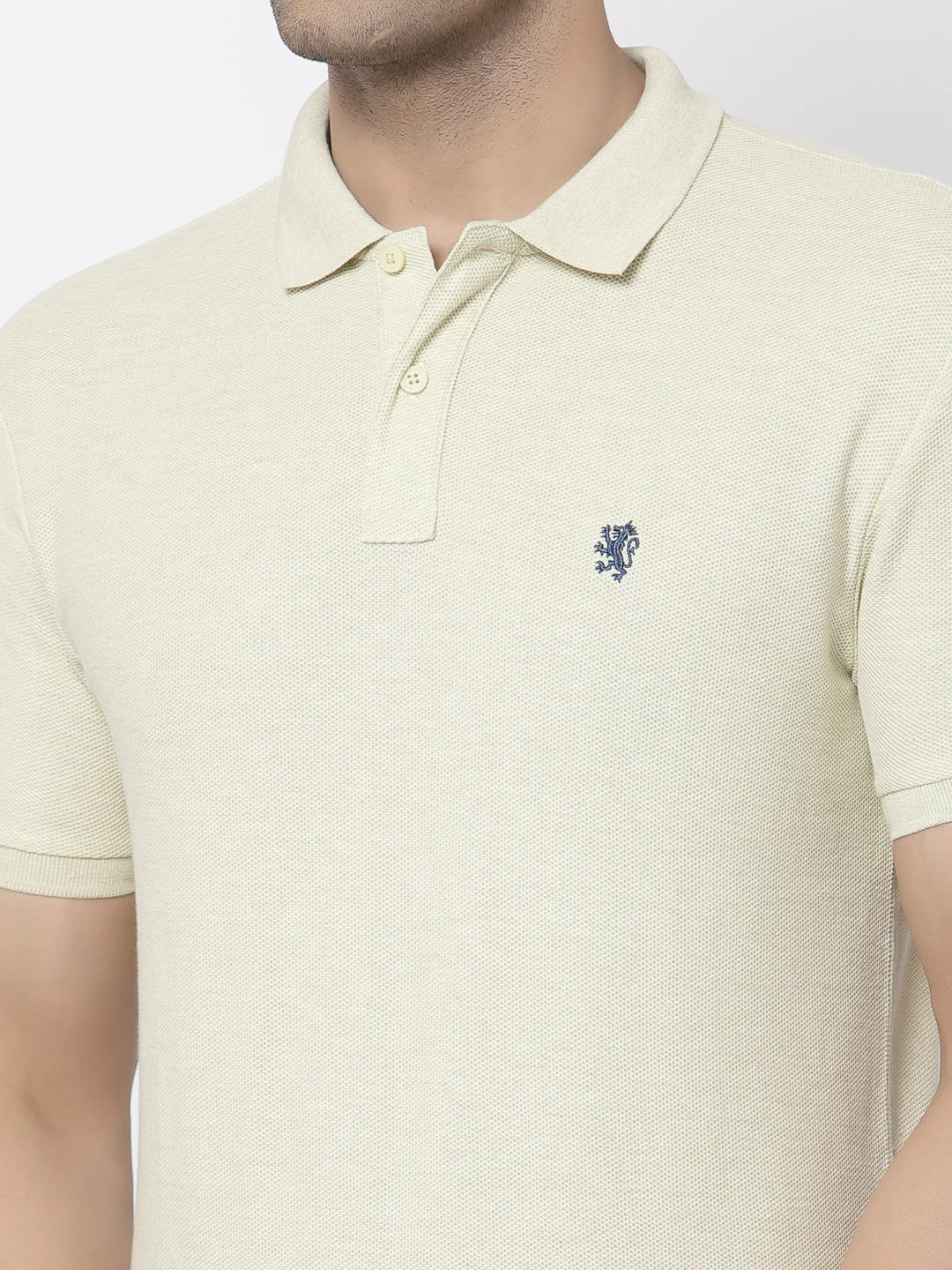 Melange Polo T-Shirt for Men - Image 4