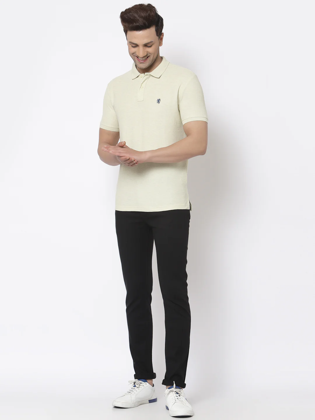 Melange Polo T-Shirt for Men - Image 5