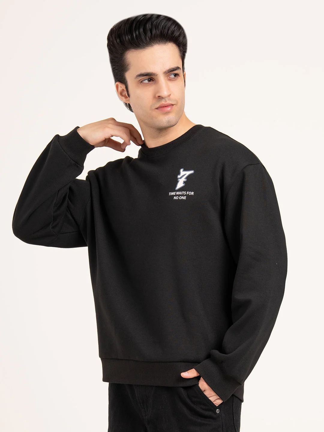 Men's Fleece Sweatshirt - Image 4