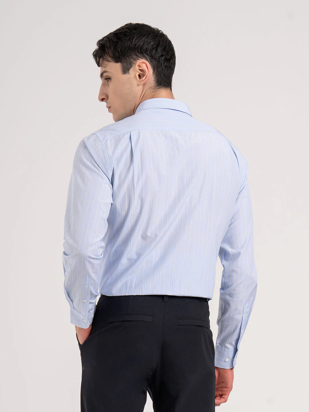 Men's Full Sleeve Striped Shirt - Image 4