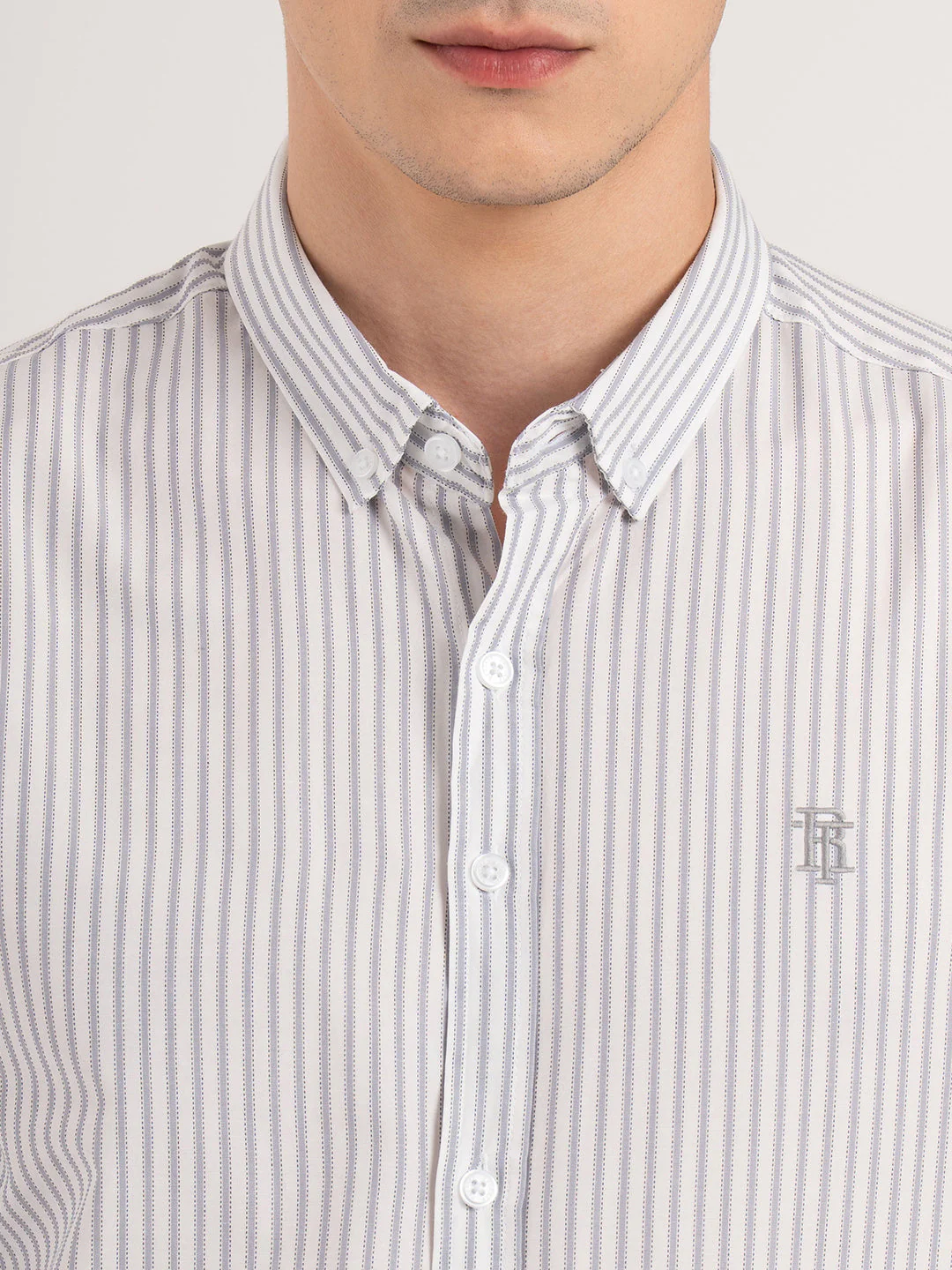 Men's Full Sleeve Striped Shirt - Image 5