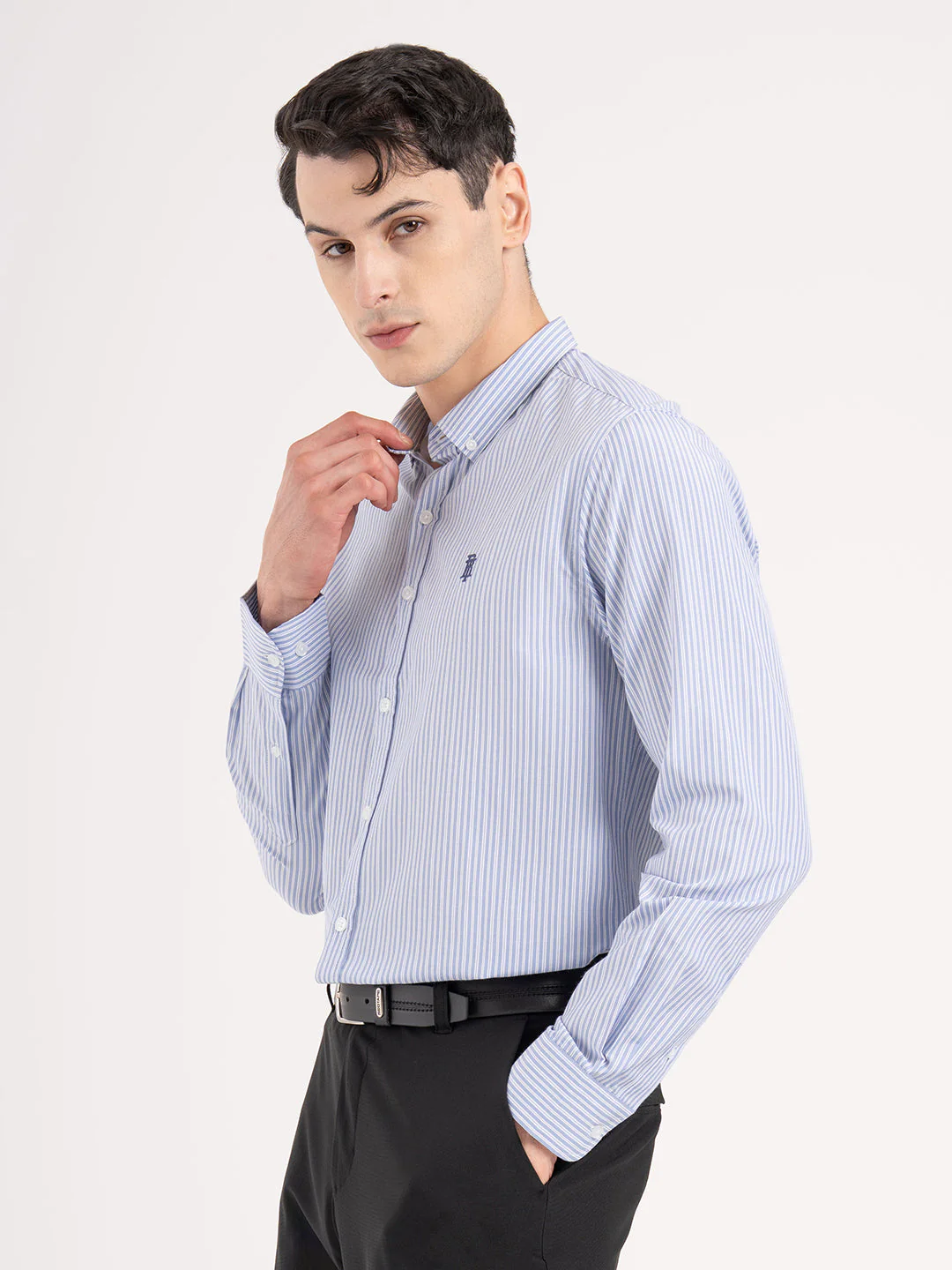 Men's Full Sleeve Striped Shirt - Image 3