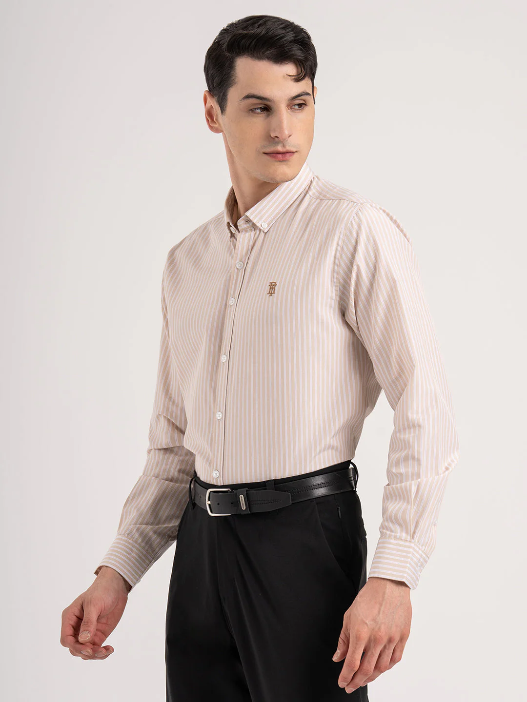Men's Full Sleeve Striped Shirt - Image 3