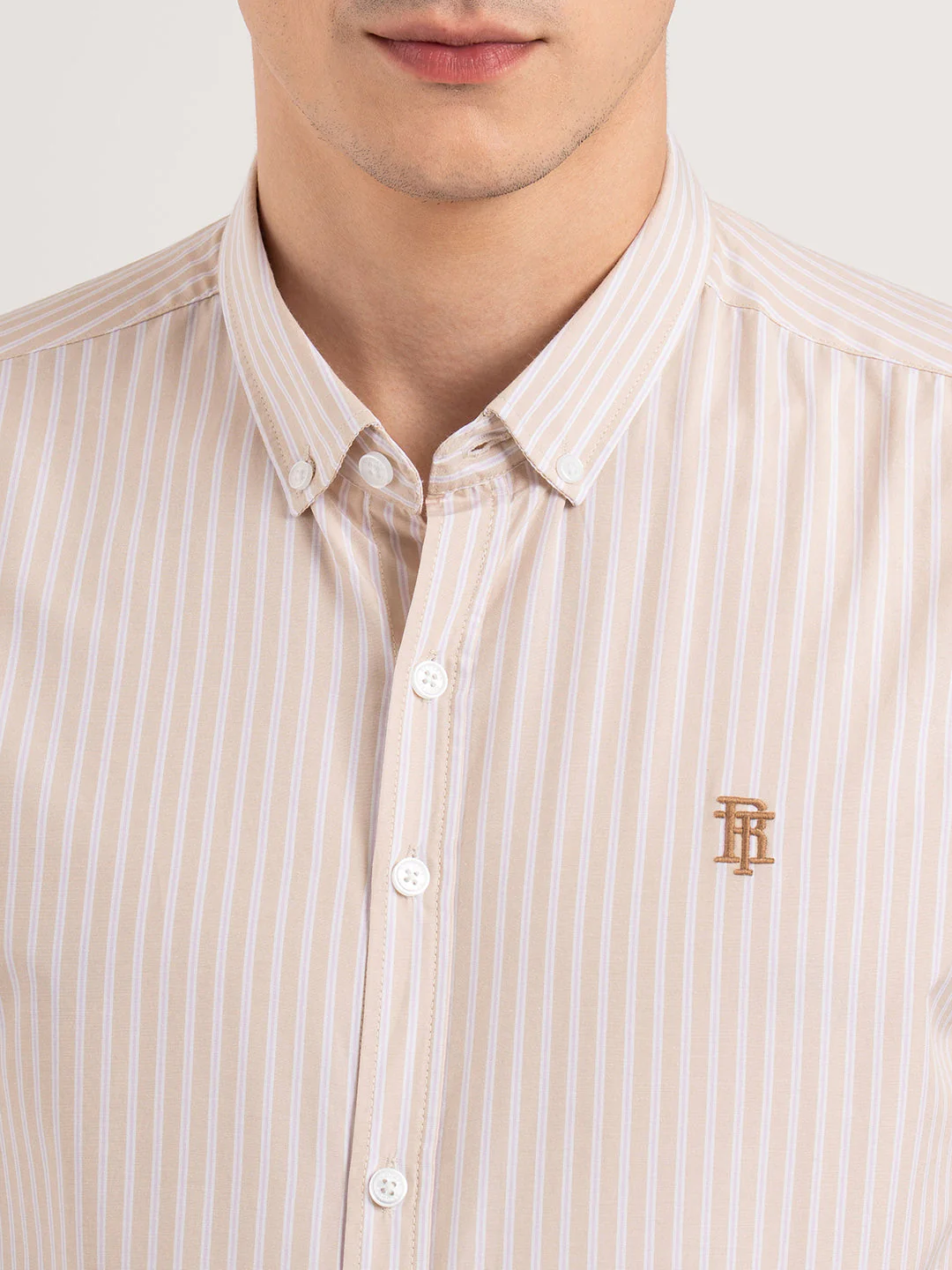 Men's Full Sleeve Striped Shirt - Image 5