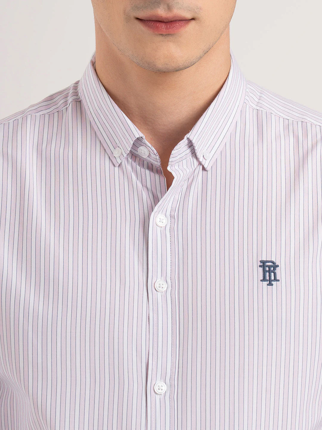 Men's Full Sleeve Striped Shirt - Image 5