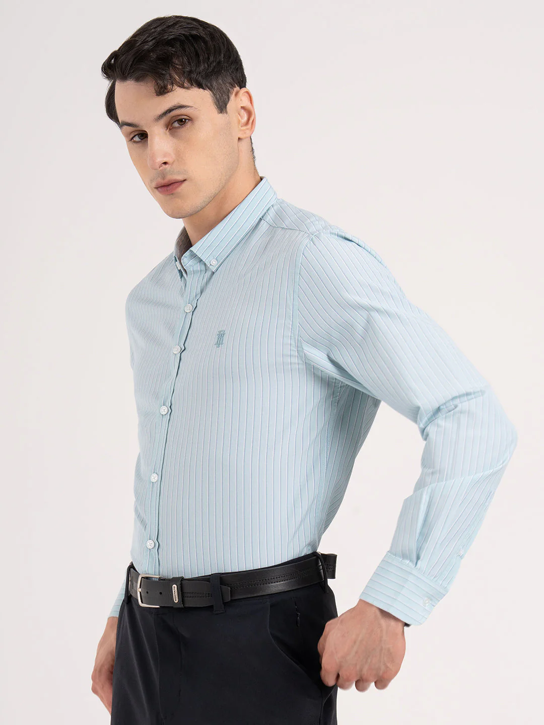 Men's Full Sleeve Striped Shirt - Image 3