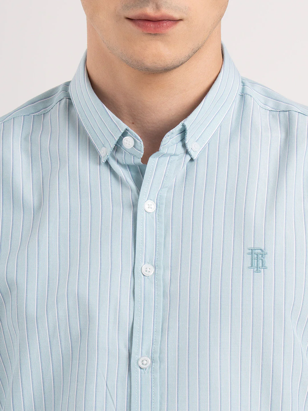 Men's Full Sleeve Striped Shirt - Image 5