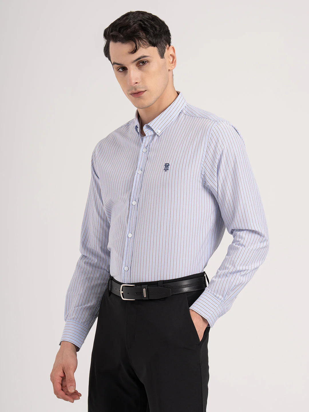 Men's Full Sleeve Striped Shirt - Image 3