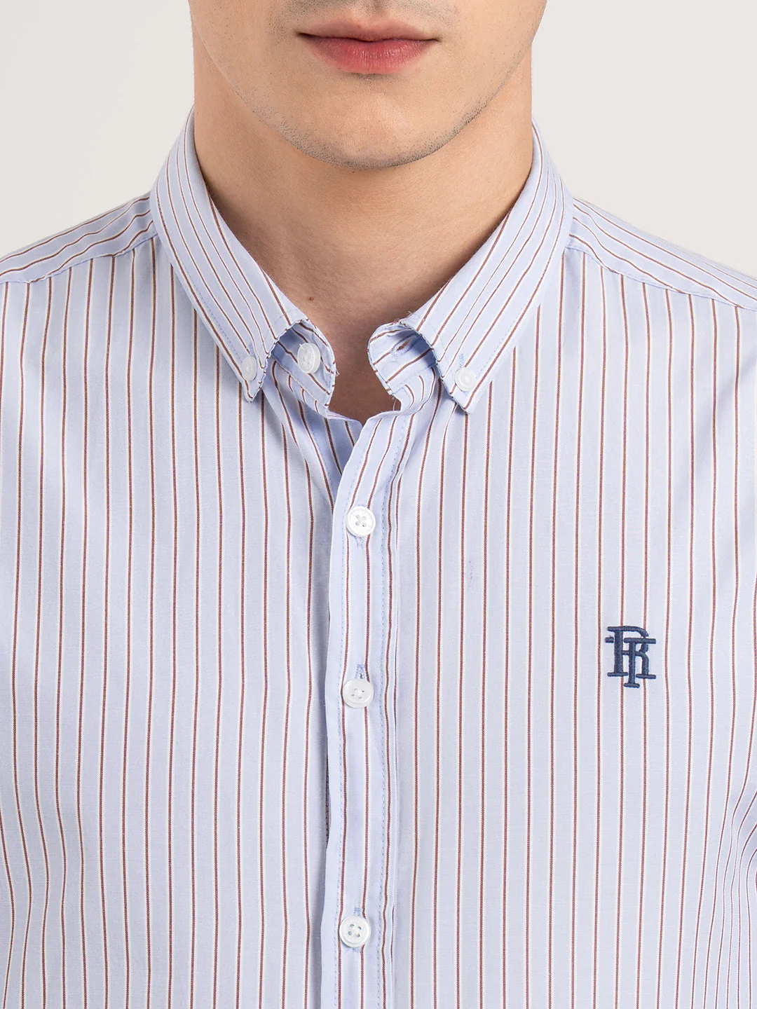 Men's Full Sleeve Striped Shirt - Image 5