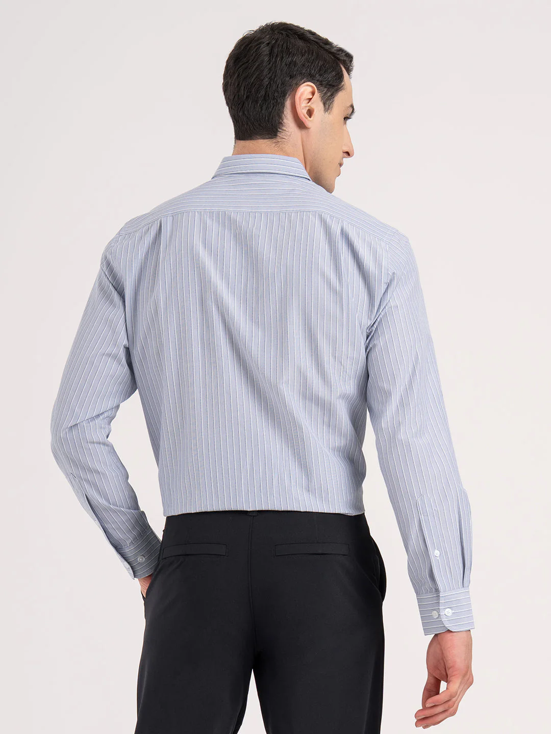 Men's Full Sleeve Striped Shirt - Image 4