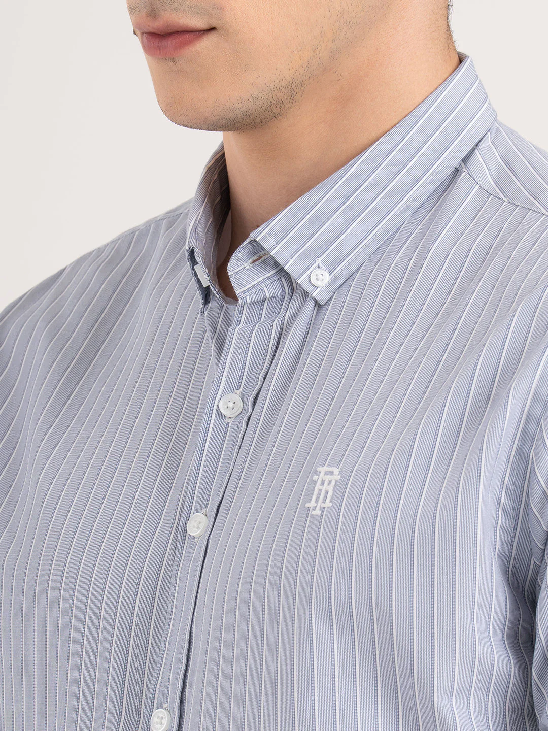 Men's Full Sleeve Striped Shirt - Image 5