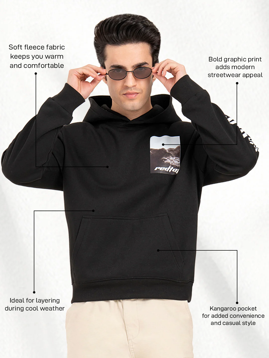 Men's Graphic Hoodie - Image 3