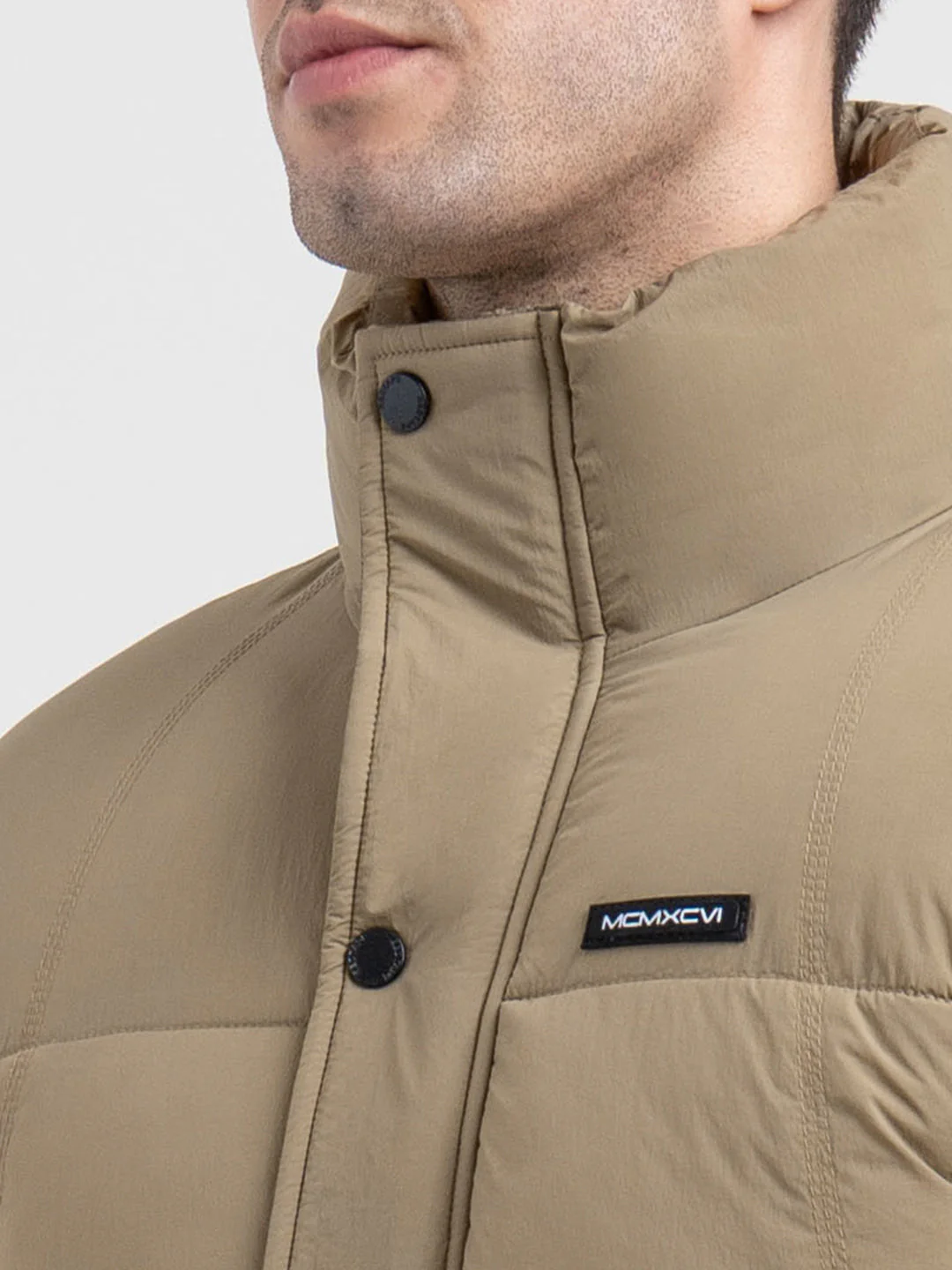 Men's Padded Winter Jacket | High-Neck Streetwear Edge - Image 5