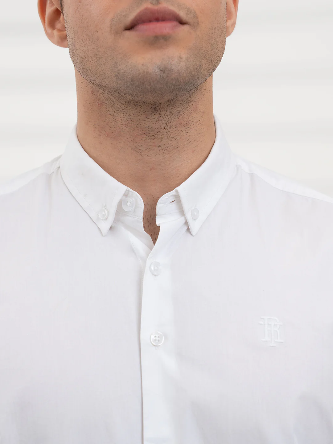 Men's  Solid Pure Cotton Poplin Bio Washed Shirt - Image 6