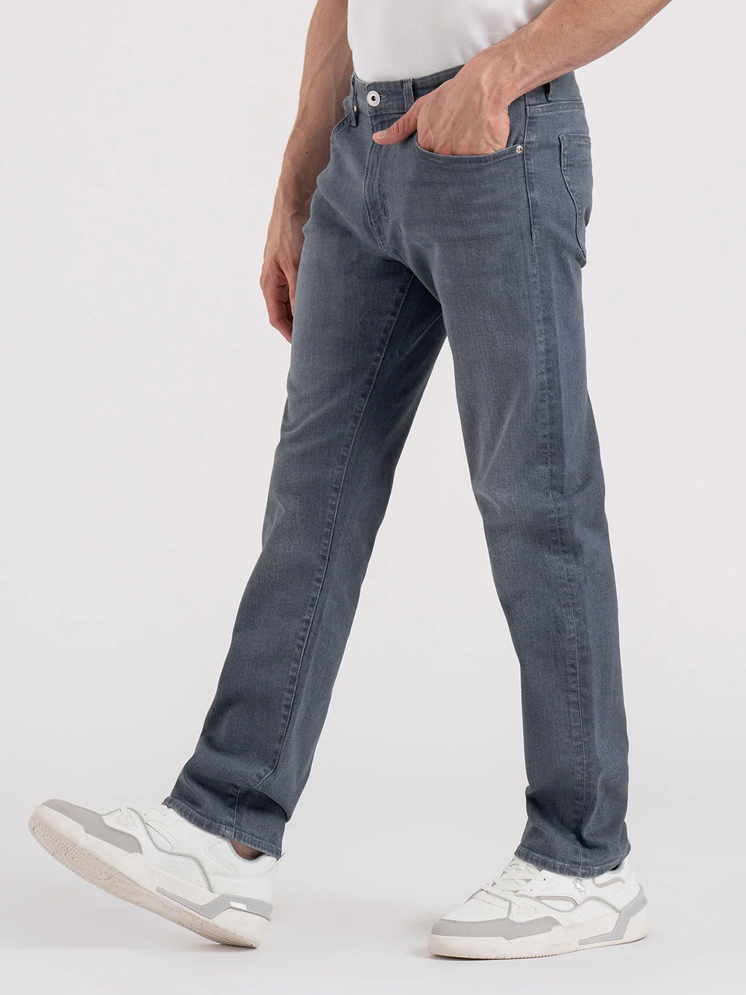 Men's Straight Fit Denim Jeans - Image 2