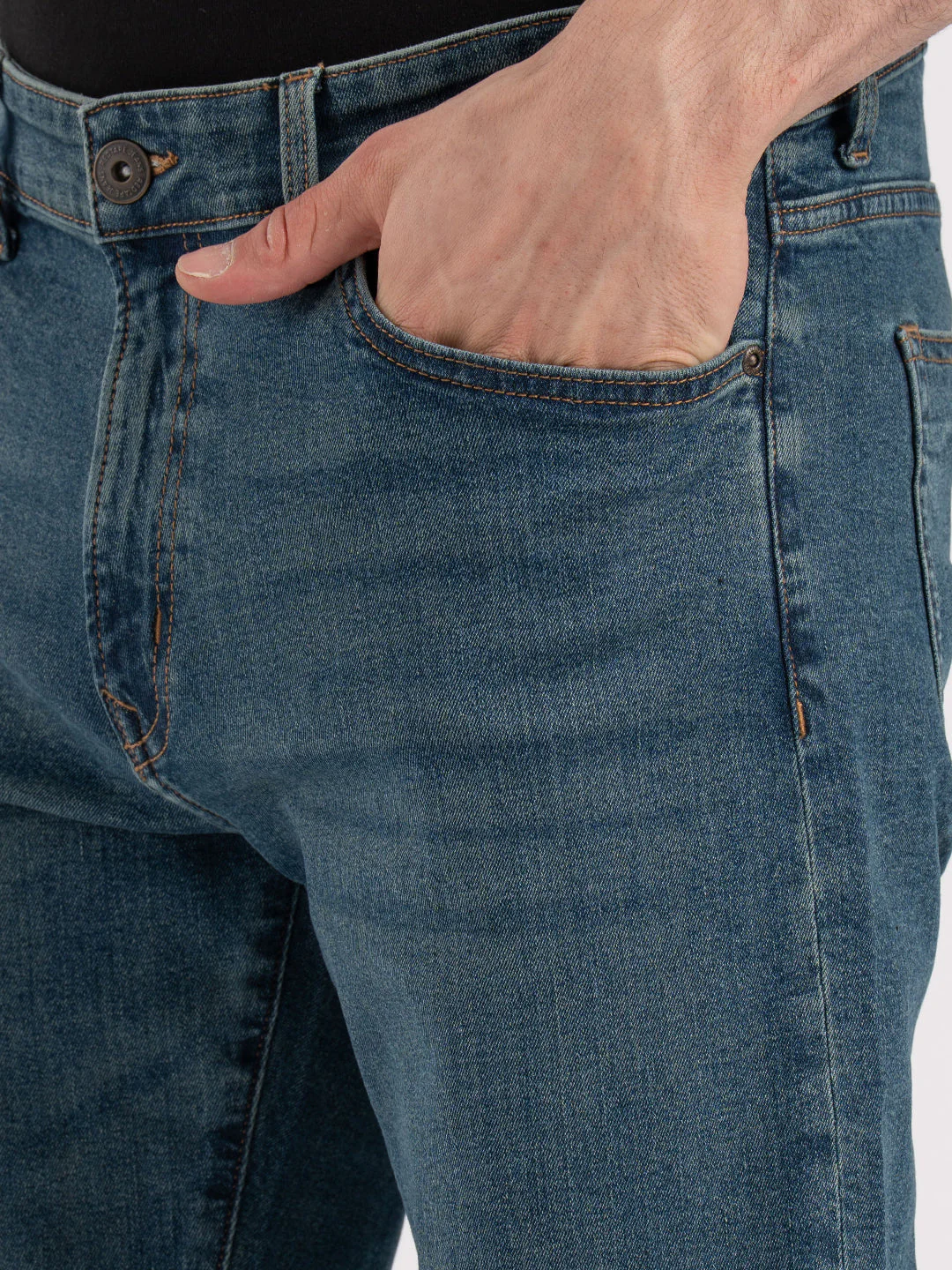 Men's Straight Fit Denim Jeans - Image 4