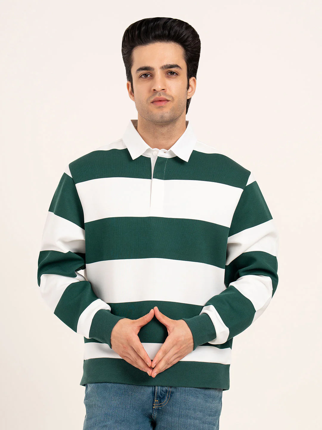 Men's Striped Sweatshirt - Image 5