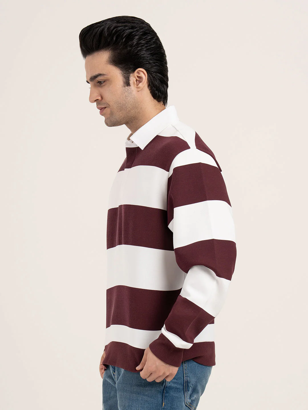Men's Striped Sweatshirt - Image 4