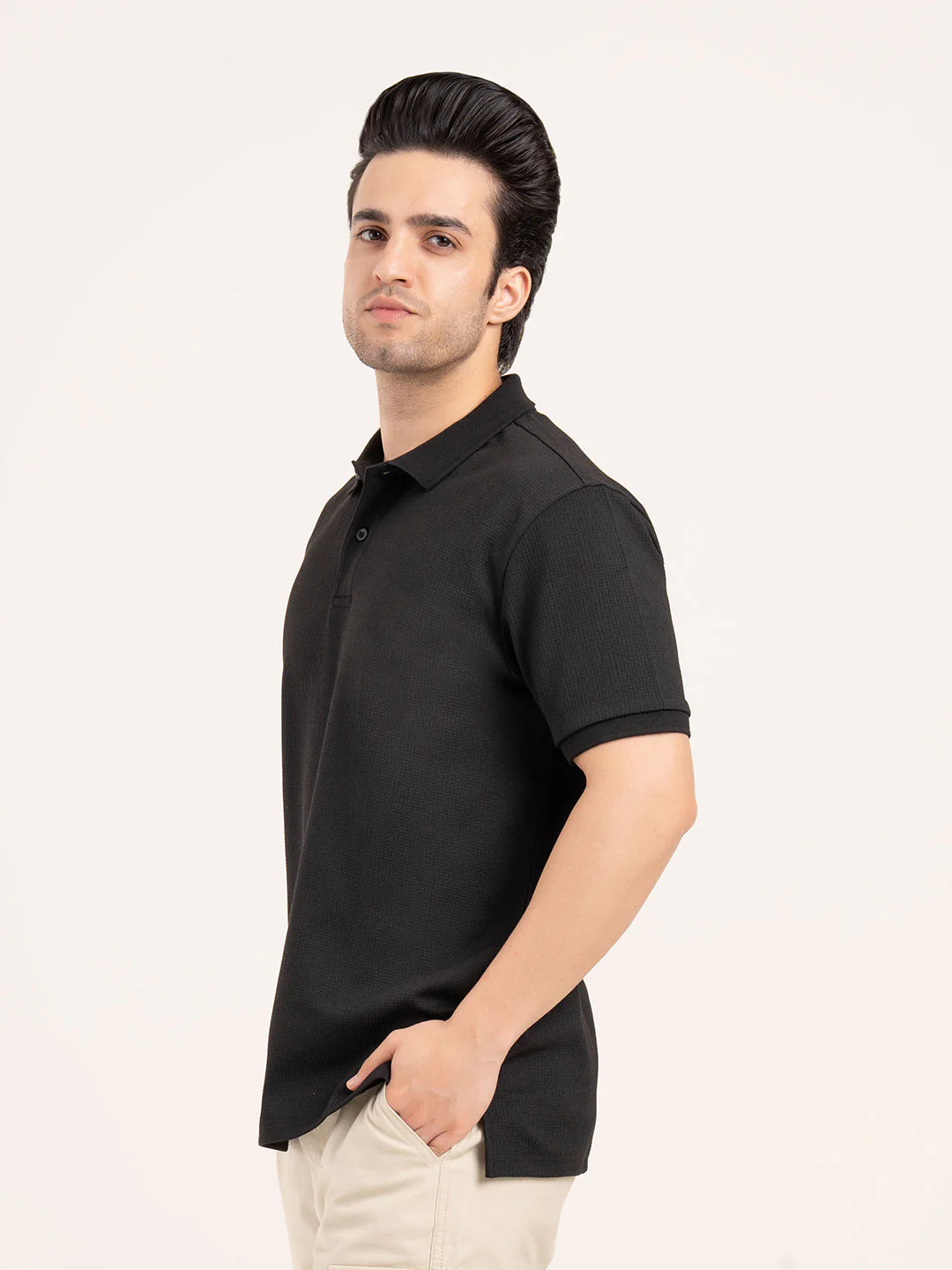 Menâ€™s Structure Polo T-Shirt - Image 4