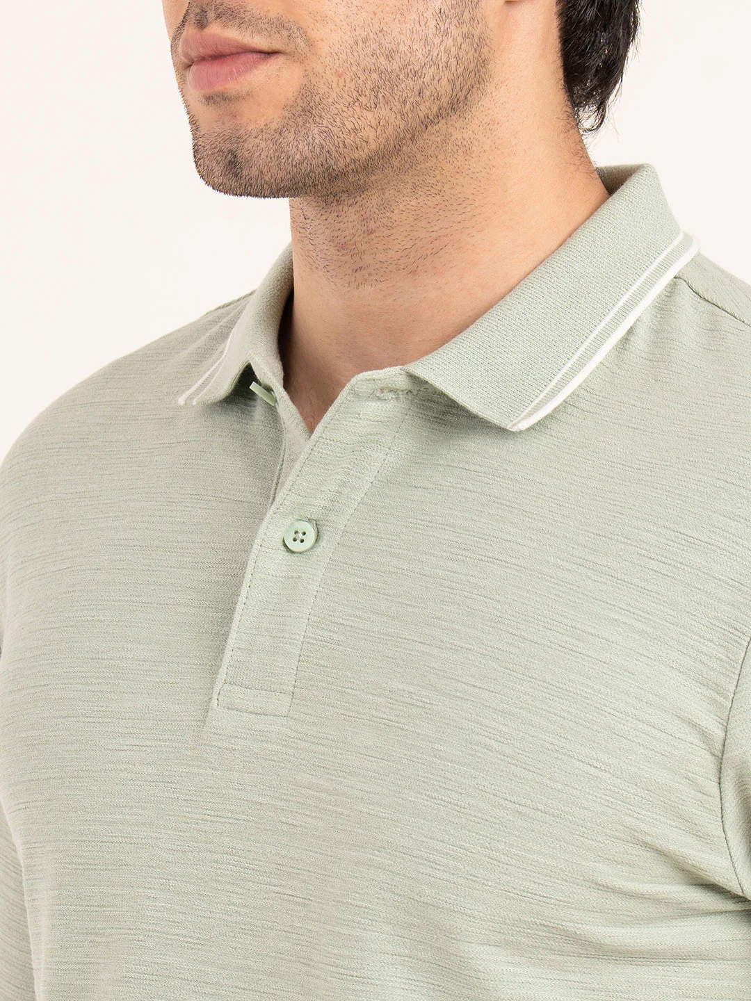 Menâ€™s Structured Cotton Polo T-Shirt - Image 6
