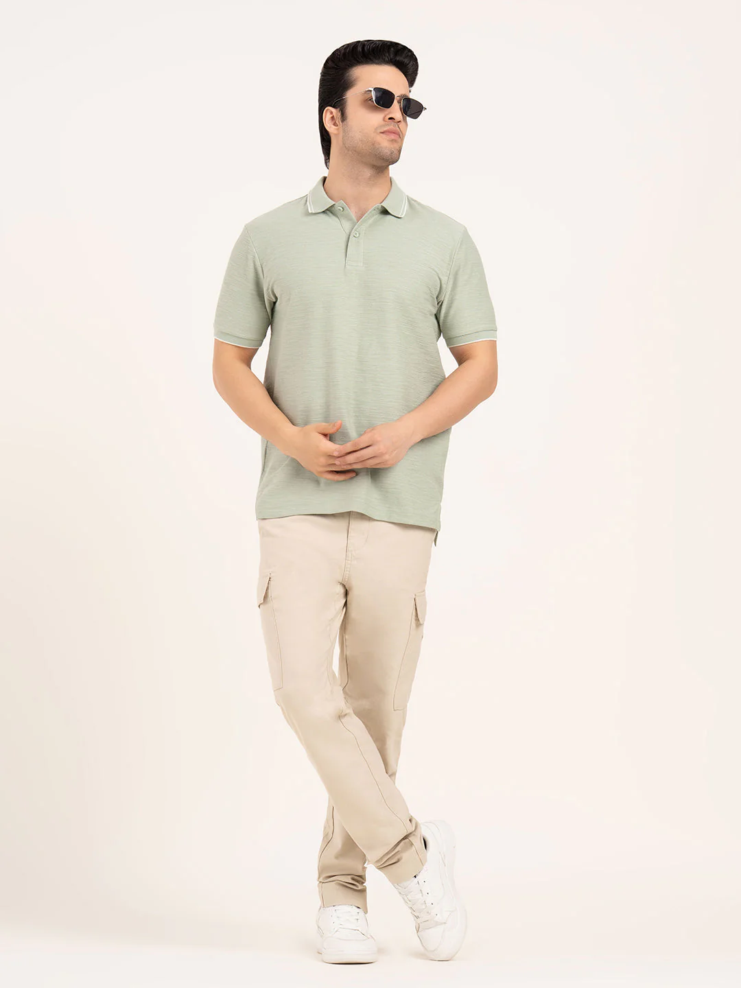 Menâ€™s Structured Cotton Polo T-Shirt - Image 7