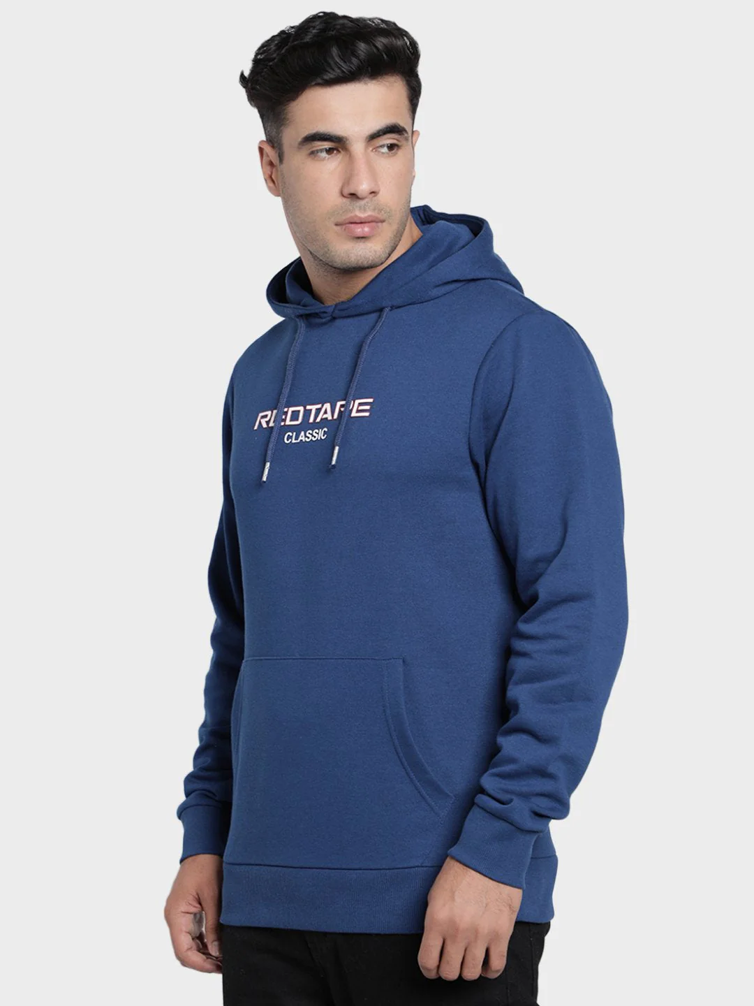Men's Airforce Blue Graphic Print Cotton Polyester Sweatshirt - Image 2