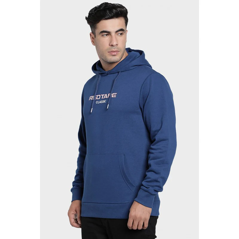 Mens Airforce Blue Hoodie - Image 2