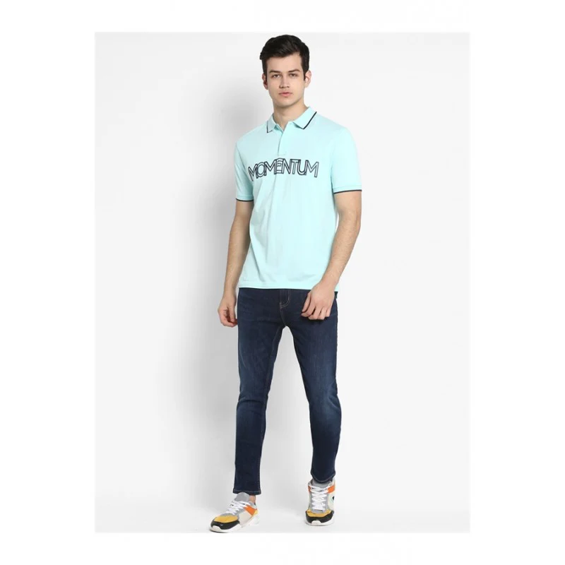 Mens Arctic Blue T Shirt - Image 2