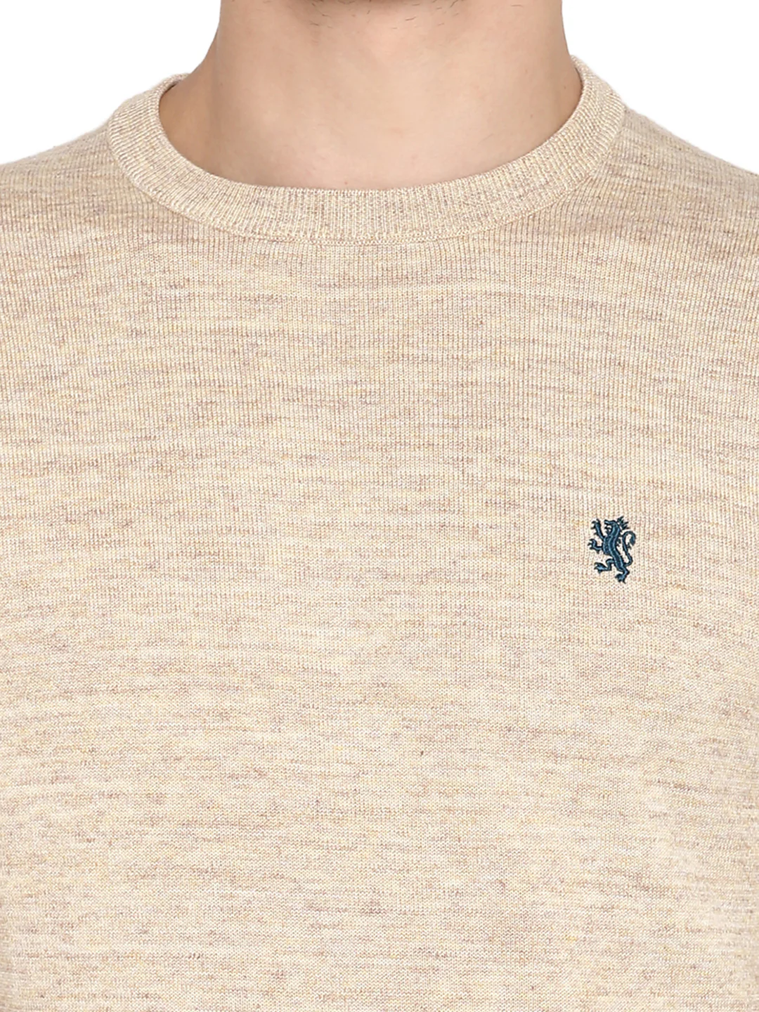 Mens Beige Sweater - Image 7