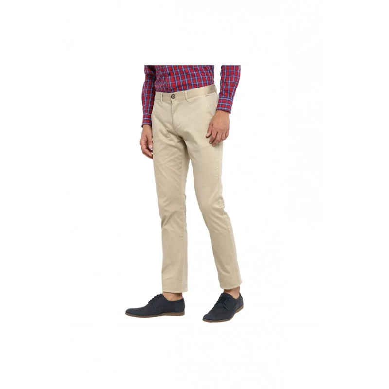 Men's Beige Trouser - Image 4