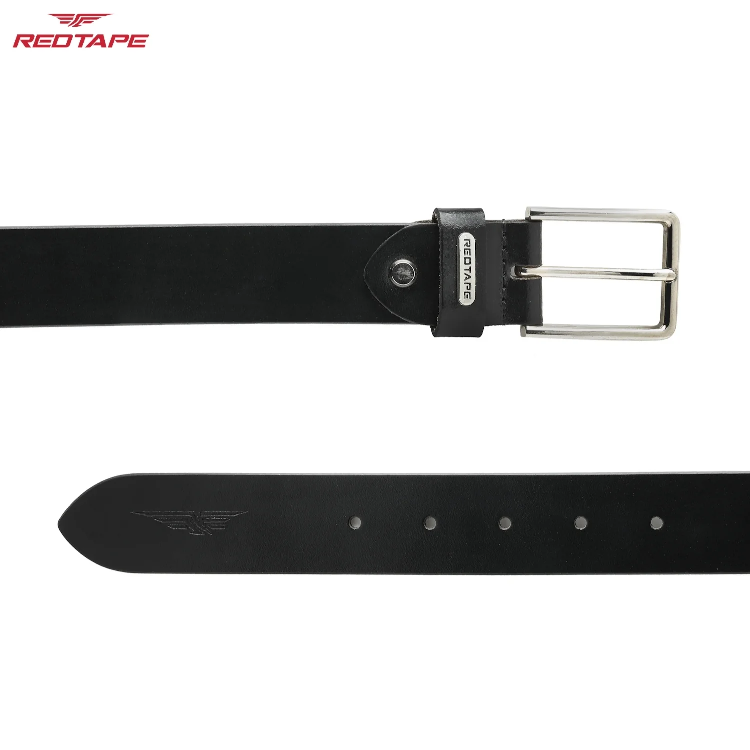 Men's Black Formal Leather Belt - Image 5