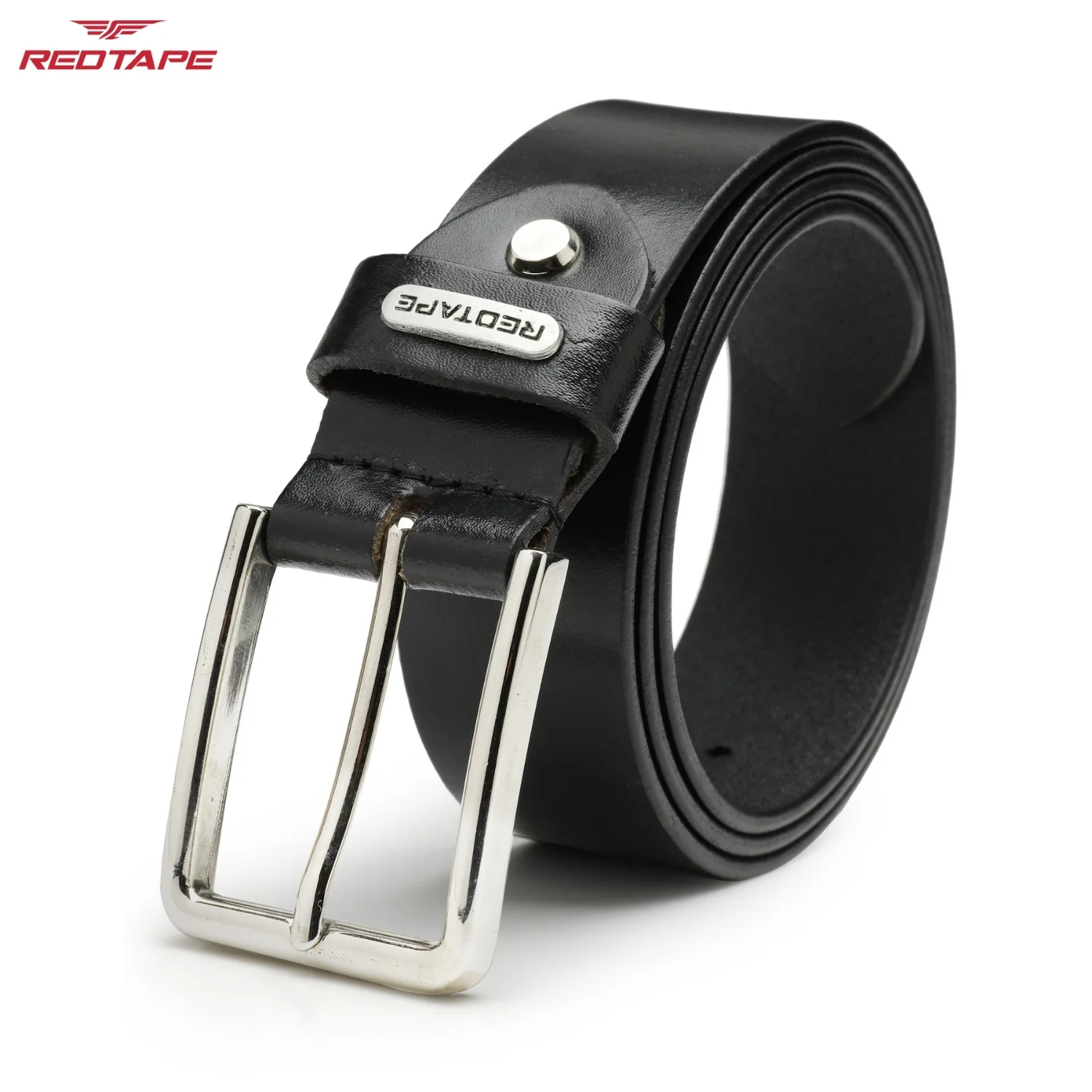 Men's Black Formal Leather Belt - Image 6