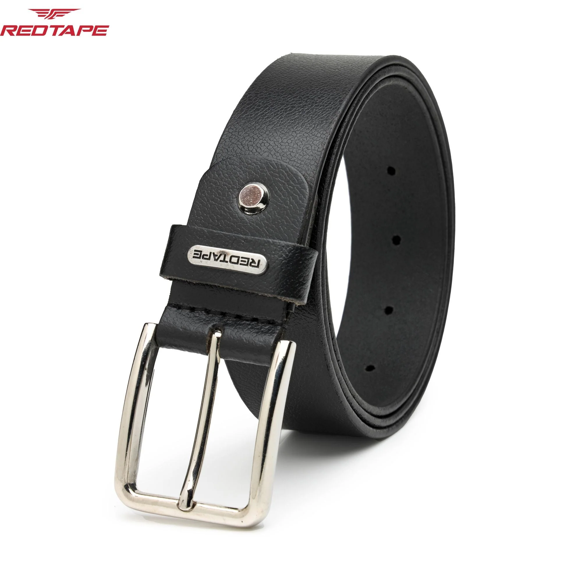 Men's Black Formal Leather Belt - Image 6