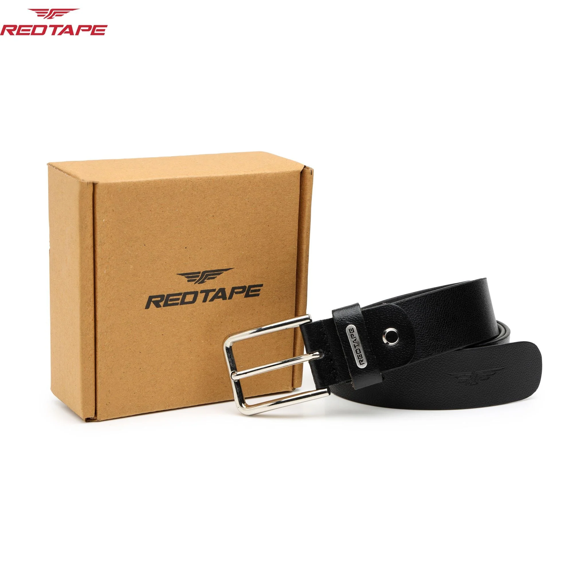 Men's Black Formal Leather Belt - Image 8