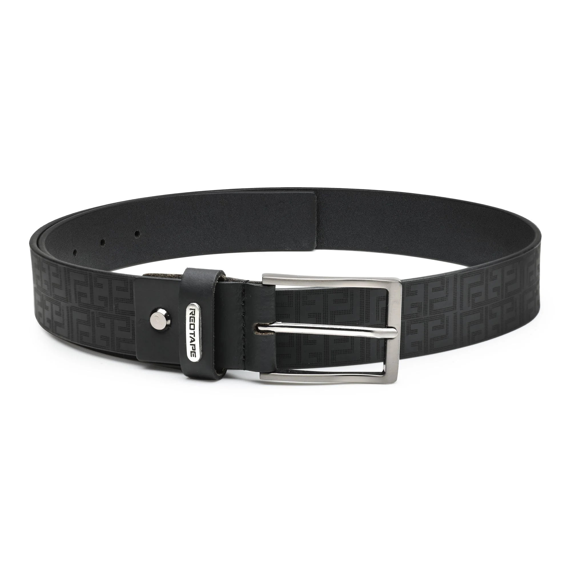 Men's Black Genuine Leather Wallet & Belt Combo Gift Set - Image 4