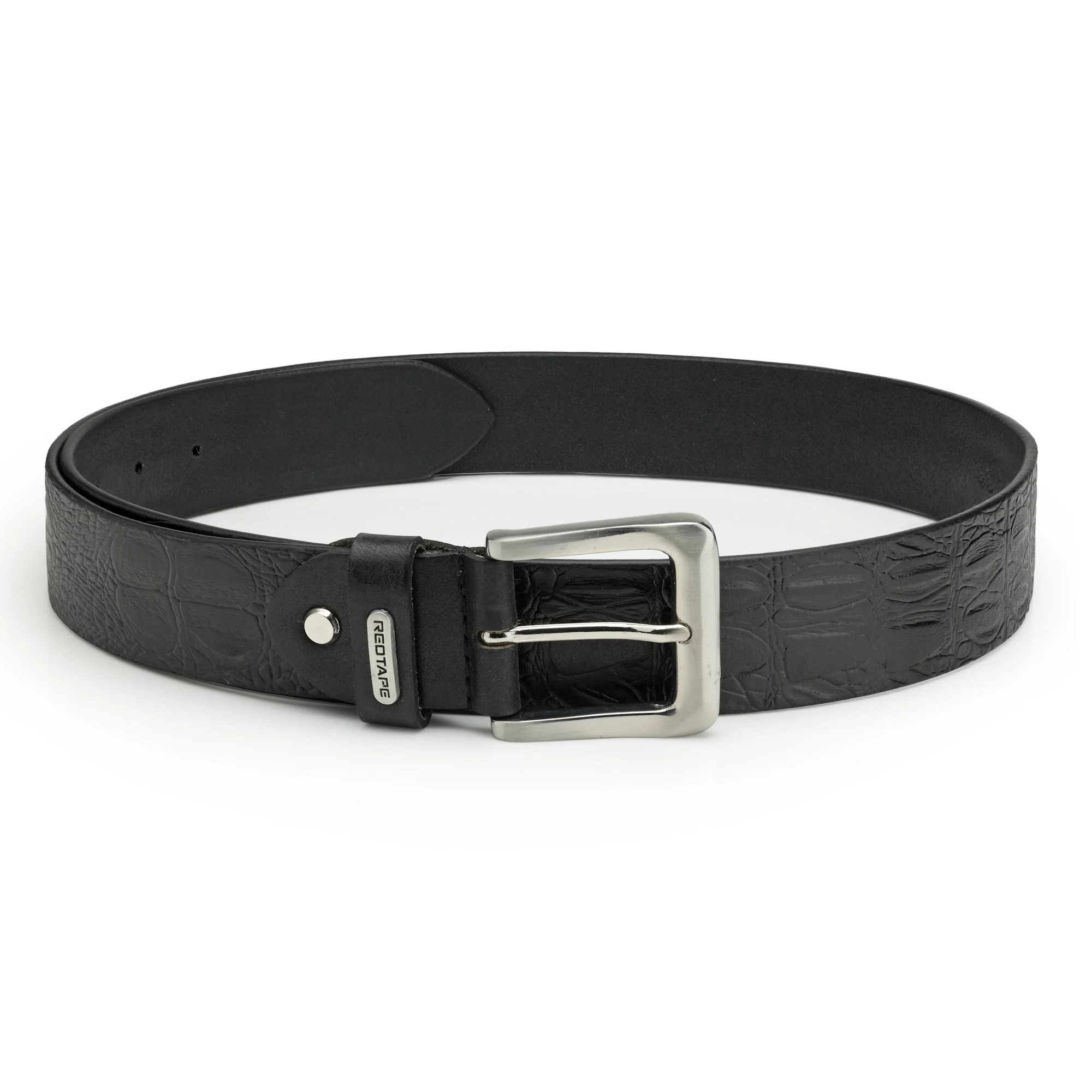 Men's Black Genuine Leather Wallet & Belt Combo Gift Set - Image 4