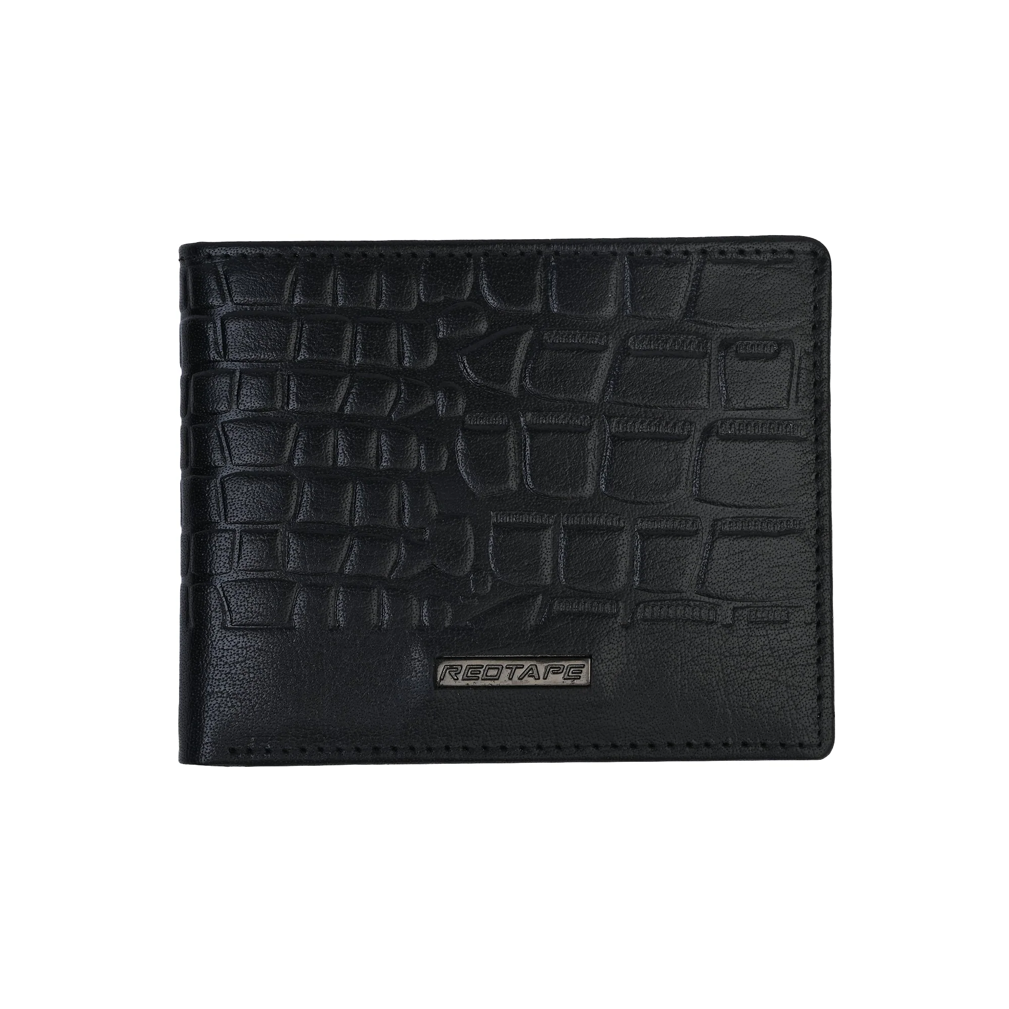 Men's Black Genuine Leather Wallet & Belt Gift Set - Image 6