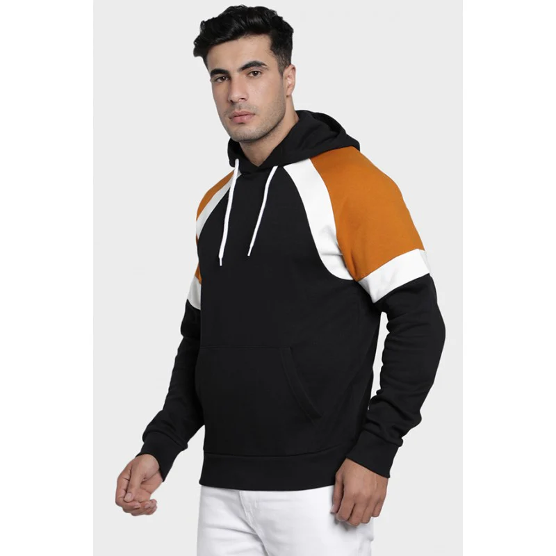 Mens Black Hoodie - Image 2