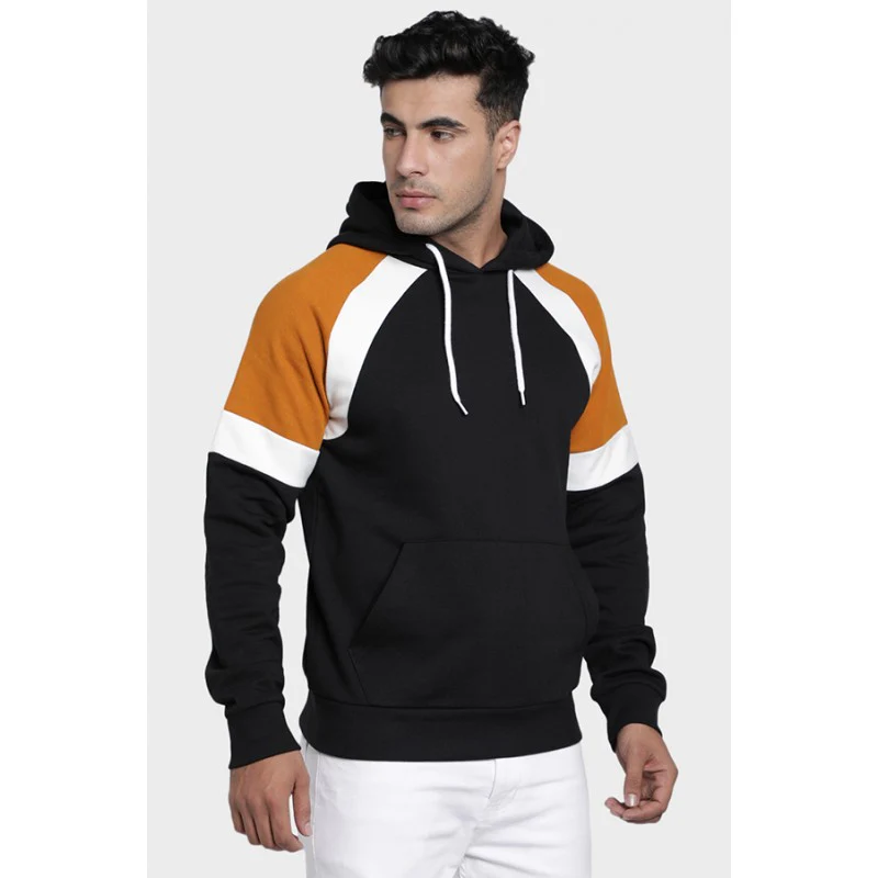 Mens Black Hoodie - Image 3