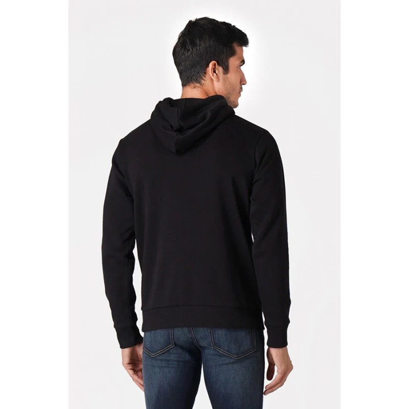 Mens Black Hoodie - Image 4
